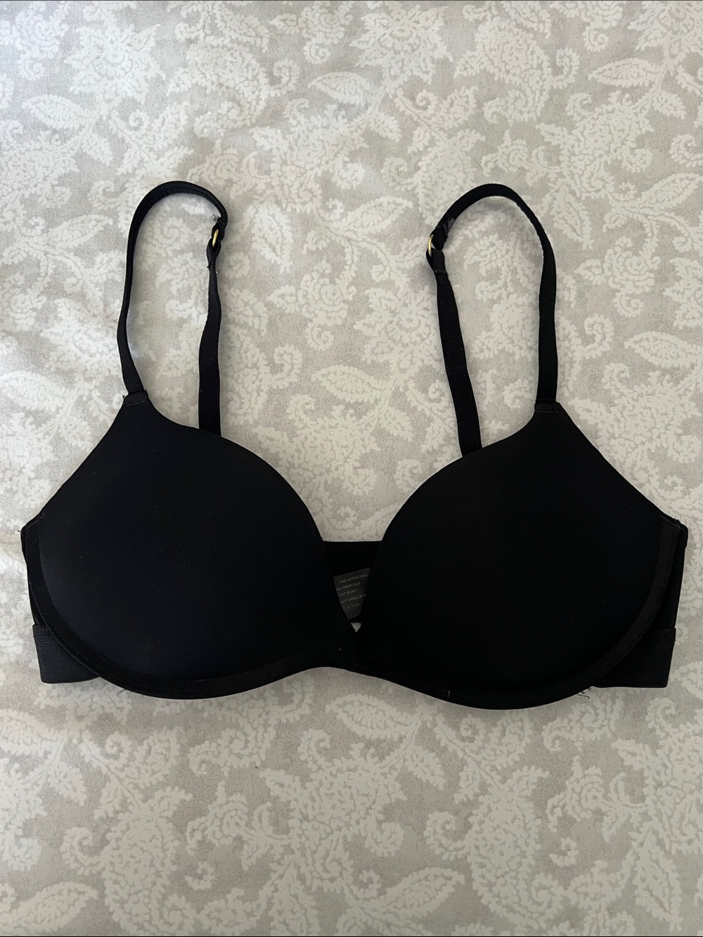 Smooth Black Everyday T-Shirt Bra - Comfortable Seamless Support